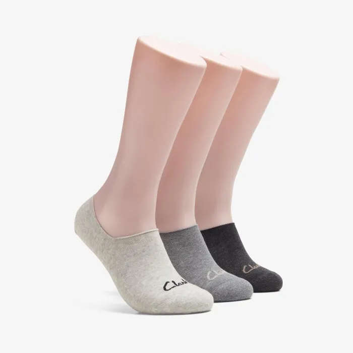 3 Pack Liners Sock Multicolour Men Clarks Accessories