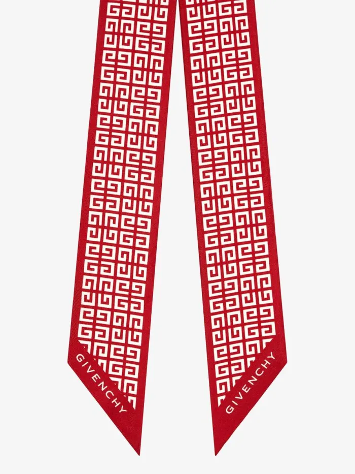 4g Bandeau In Silk Vermillon Women Givenchy Scarves