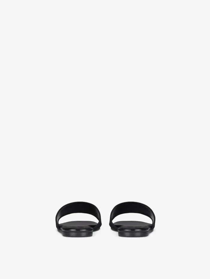 4g Flat Mules In Canvas Black Women Givenchy Slides and Sandals