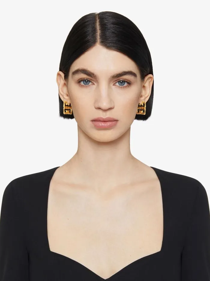 4g Liquid Earrings In Metal Golden Yellow Women Givenchy Jewelry