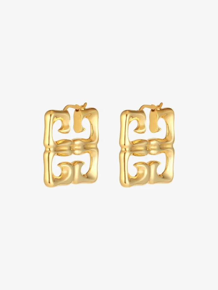 4g Liquid Earrings In Metal Golden Yellow Women Givenchy Jewelry