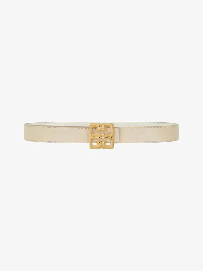 4g Liquid Reversible Belt In Box Leather Natural Beige Women Givenchy Belts