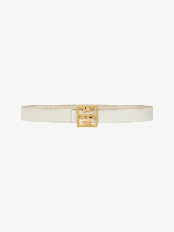 4g Liquid Reversible Belt In Box Leather Natural Beige Women Givenchy Belts