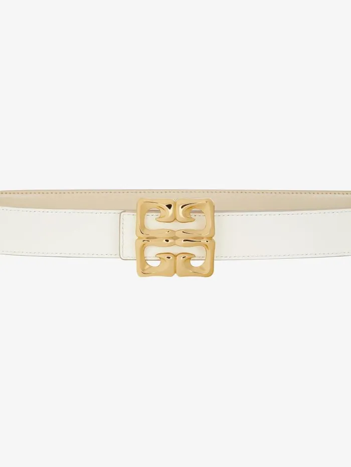 4g Liquid Reversible Belt In Box Leather Natural Beige Women Givenchy Belts