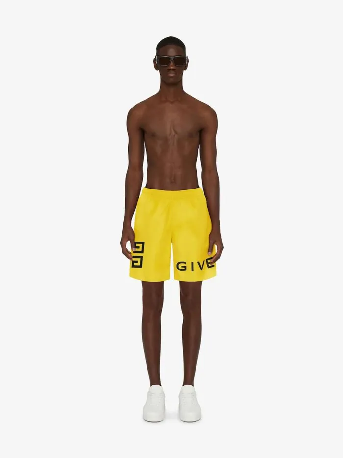 4g Long Swim Shorts Sunflower Men Givenchy Swimwear