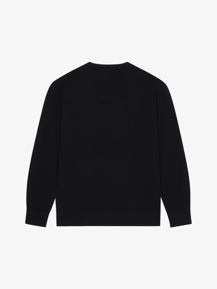 4g Slim Fit Sweatshirt In Fleece Black Men Givenchy Sweatshirts and Hoodies