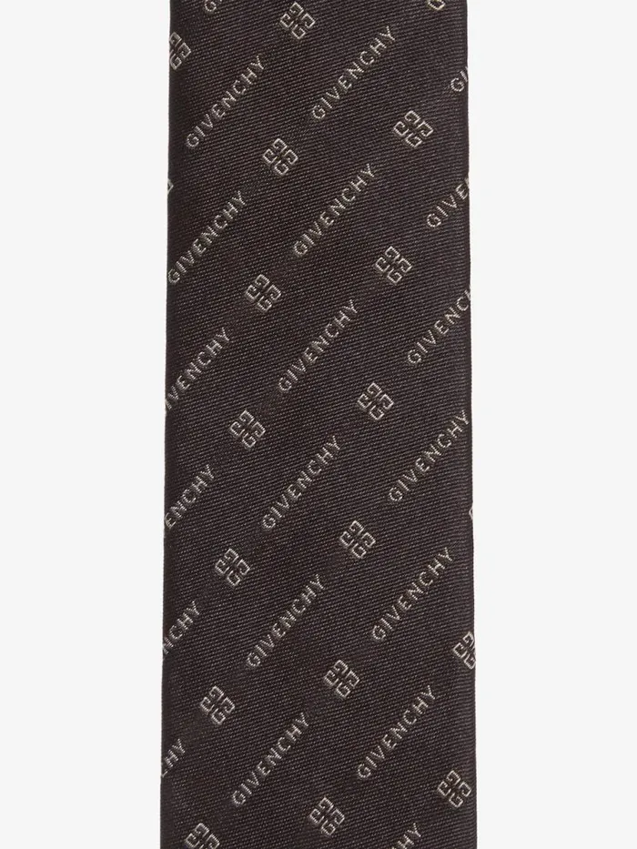 4g Tie In Silk Black Men Givenchy Scarves and Ties