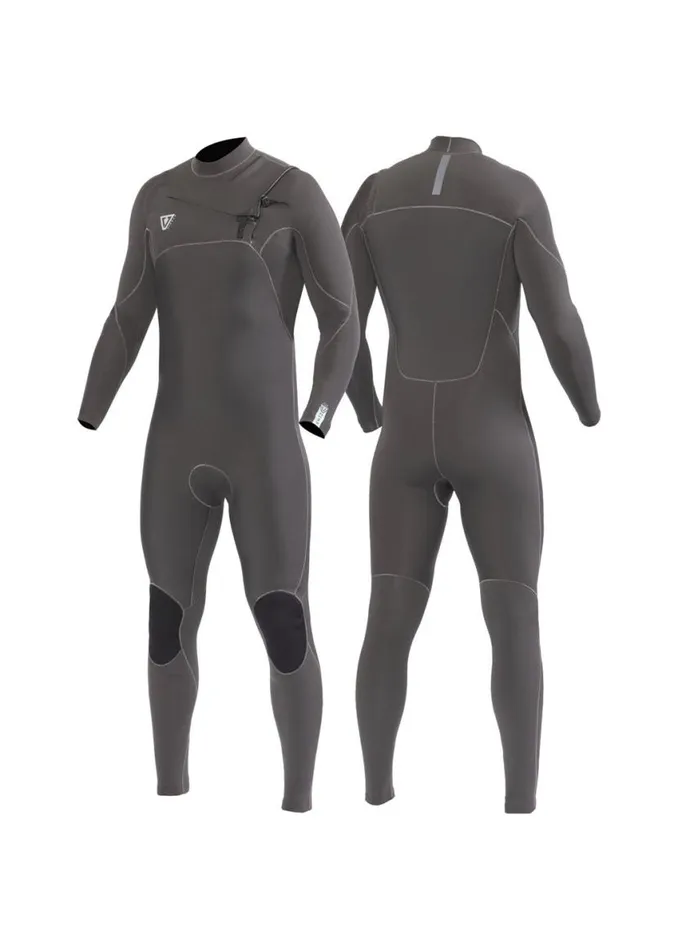 7 Seas Comp 32 Full Chest Zip Graphite Men Vissla Wetsuits