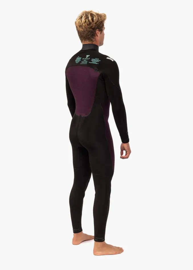 7 Seas Comp 32 Full Chest Zip Graphite Men Vissla Wetsuits