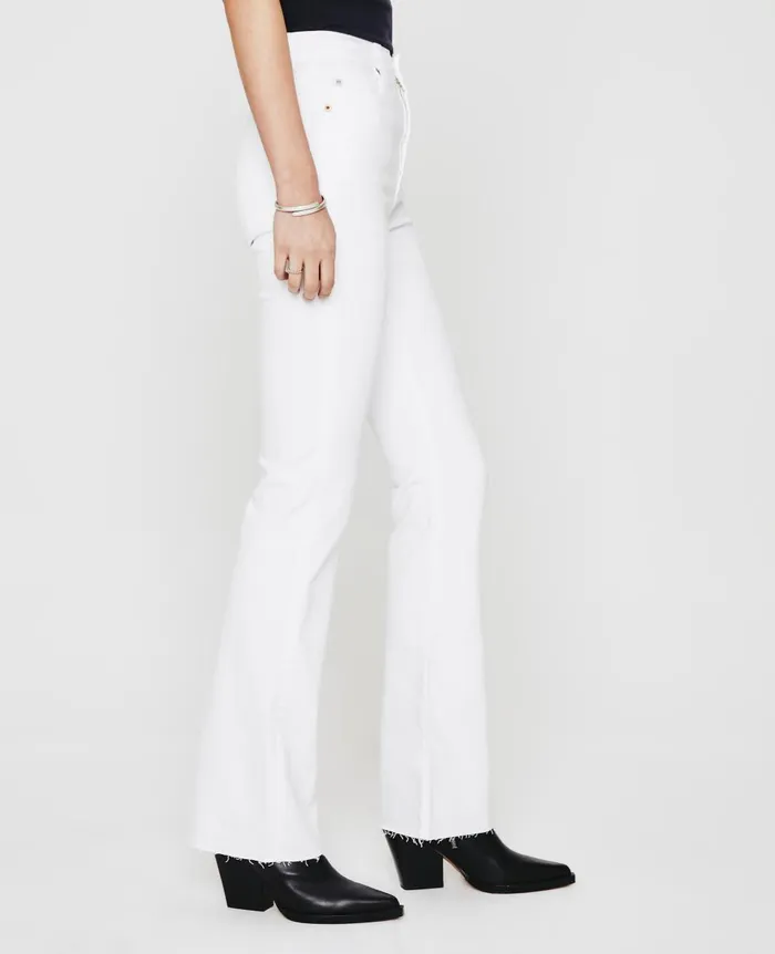 AG Jeans Alexxis Boot Authentic White Women Denim AG Jeans Alexxis Boot Authentic White Women Denim