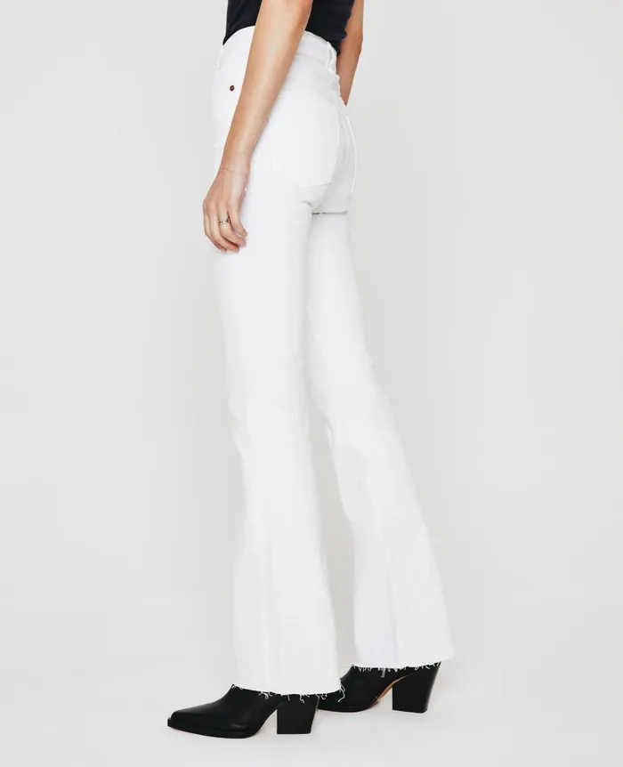 AG Jeans Alexxis Boot Authentic White Women Denim AG Jeans Alexxis Boot Authentic White Women Denim