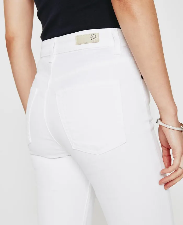 AG Jeans Alexxis Boot Authentic White Women Denim AG Jeans Alexxis Boot Authentic White Women Denim
