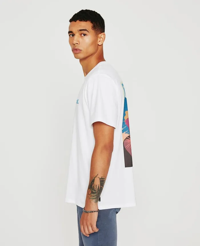 AG Jeans Bryce Crew Pride Is Belonging True White WomenMen Tees and Tanks AG Jeans Bryce Crew Pride Is Belonging True White WomenMen Tees and Tanks