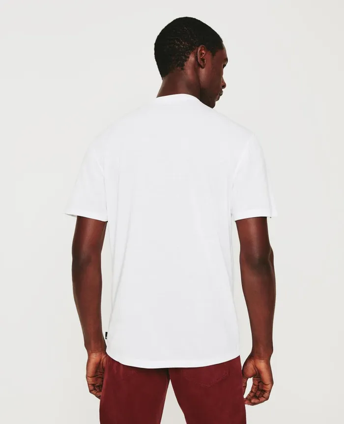 AG Jeans Bryce Crew True White Men Tees AG Jeans Bryce Crew True White Men Tees