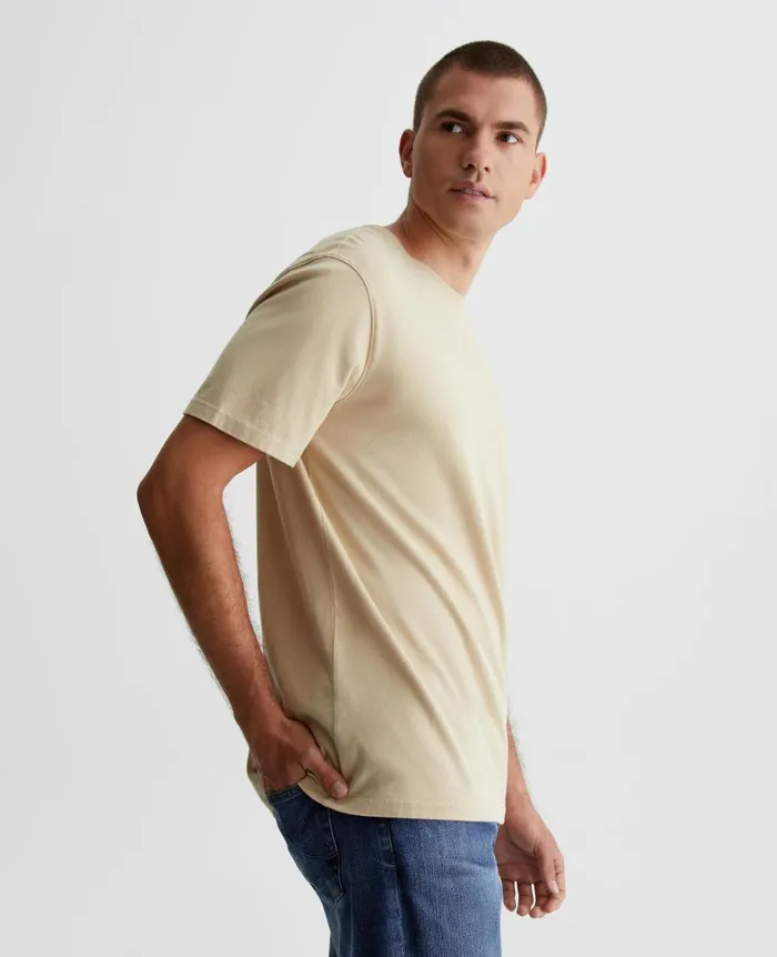 AG Jeans Bryce Crew Wheat Fields Men Tees AG Jeans Bryce Crew Wheat Fields Men Tees