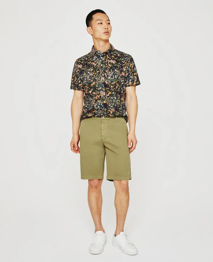 AG Jeans Bryce Polo Forest Leopard Men Polos AG Jeans Bryce Polo Forest Leopard Men Polos