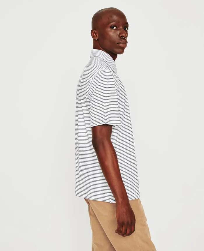AG Jeans Bryce Polo True Whitetrue Black Men Polos