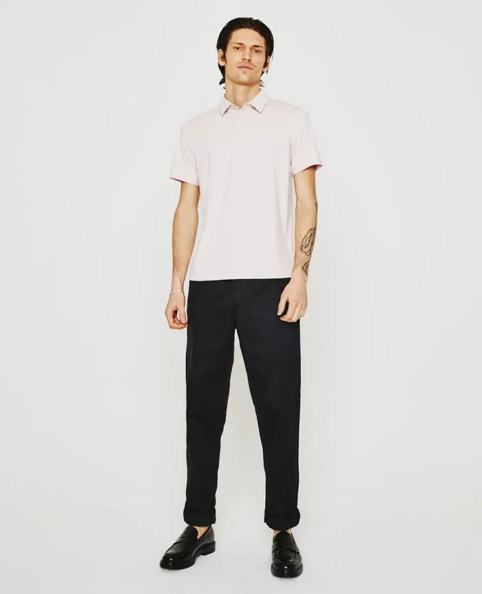 AG Jeans Bryce Polo Vintage Pink Men Polos AG Jeans Bryce Polo Vintage Pink Men Polos