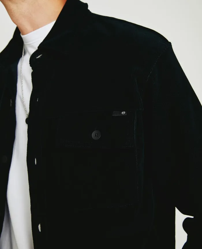 AG Jeans Elias Shirt Jacket Pure Black Men Shirts AG Jeans Elias Shirt Jacket Pure Black Men Shirts