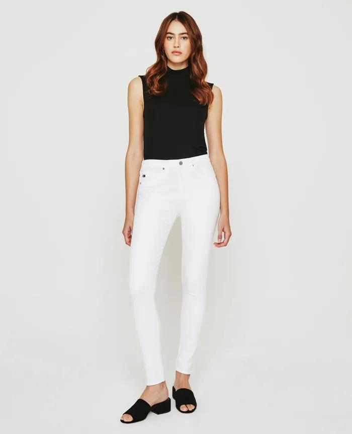 AG Jeans Farrah Ankle Seamless White Women Pants