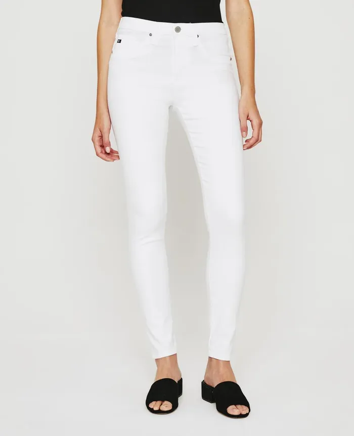 AG Jeans Farrah Ankle Seamless White Women Pants