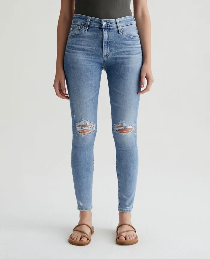 AG Jeans Farrah Skinny Ankle 20 Years Undertow Destructed Women Denim AG Jeans Farrah Skinny Ankle 20 Years Undertow Destructed Women Denim