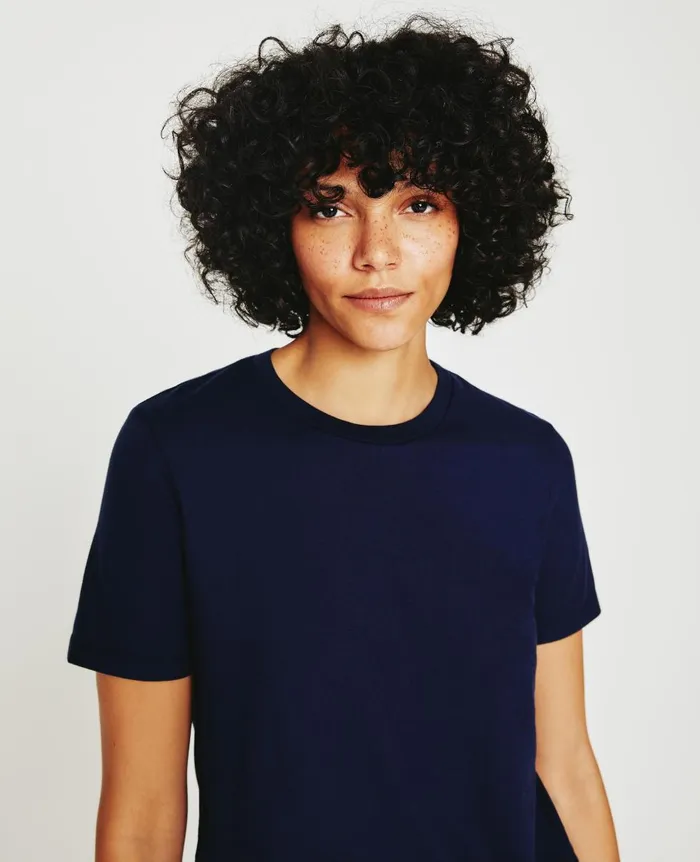 AG Jeans Jagger Crew Deep Navy Women Tees and Tanks AG Jeans Jagger Crew Deep Navy Women Tees and Tanks