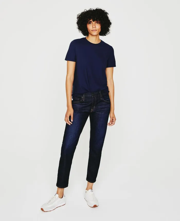 AG Jeans Jagger Crew Deep Navy Women Tees and Tanks AG Jeans Jagger Crew Deep Navy Women Tees and Tanks
