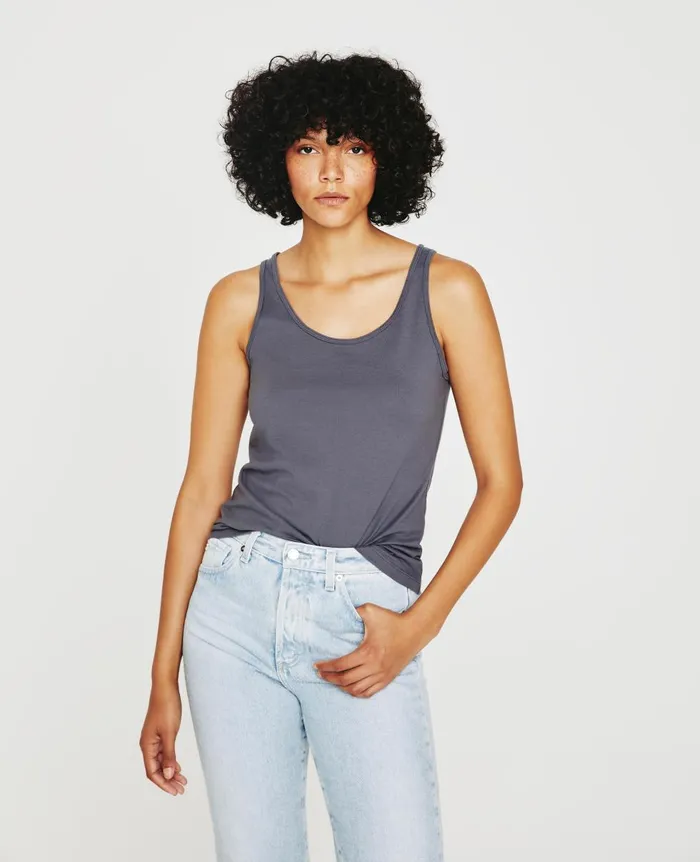 AG Jeans Jagger Tank Slate Sky Women Tees and Tanks