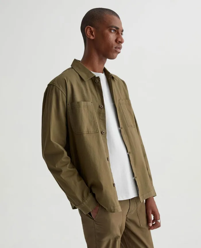 AG Jeans Lance Fatigue Sulfur Shady Moss Men Shirts AG Jeans Lance Fatigue Sulfur Shady Moss Men Shirts