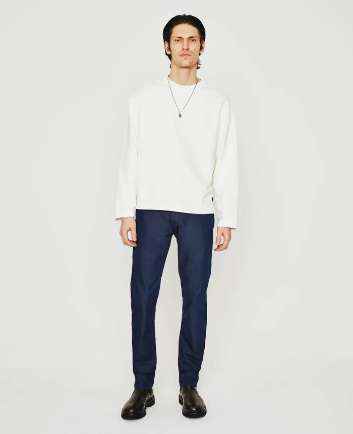 AG Jeans Liam Crew Ivory Dust Men Tees AG Jeans Liam Crew Ivory Dust Men Tees