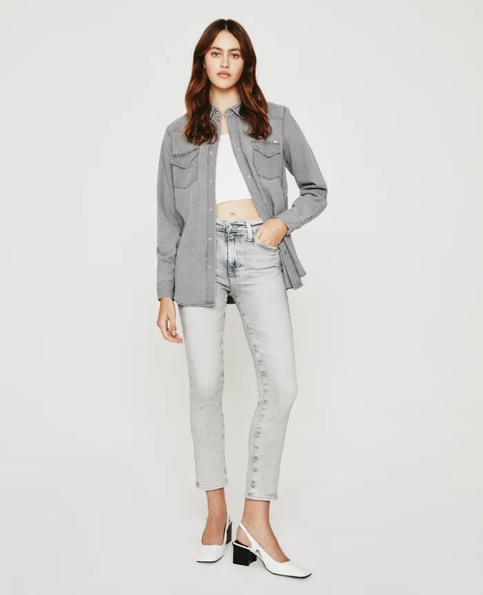 AG Jeans Mari Crop Vp Avalanche Women Denim