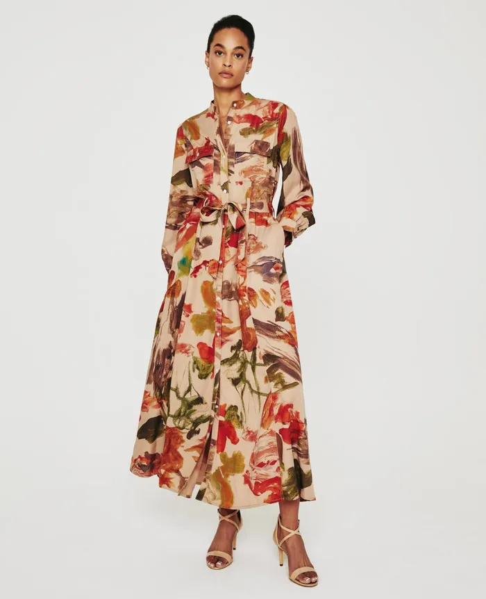 AG Jeans Sable Dress Garden Camo Neutral Multi Women Dresses and More AG Jeans Sable Dress Garden Camo Neutral Multi Women Dresses and More