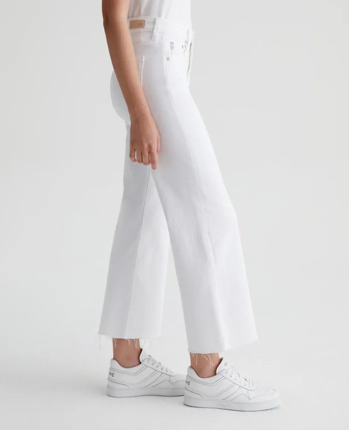 AG Jeans Saige Wide Leg Crop Modern White Women Denim AG Jeans Saige Wide Leg Crop Modern White Women Denim