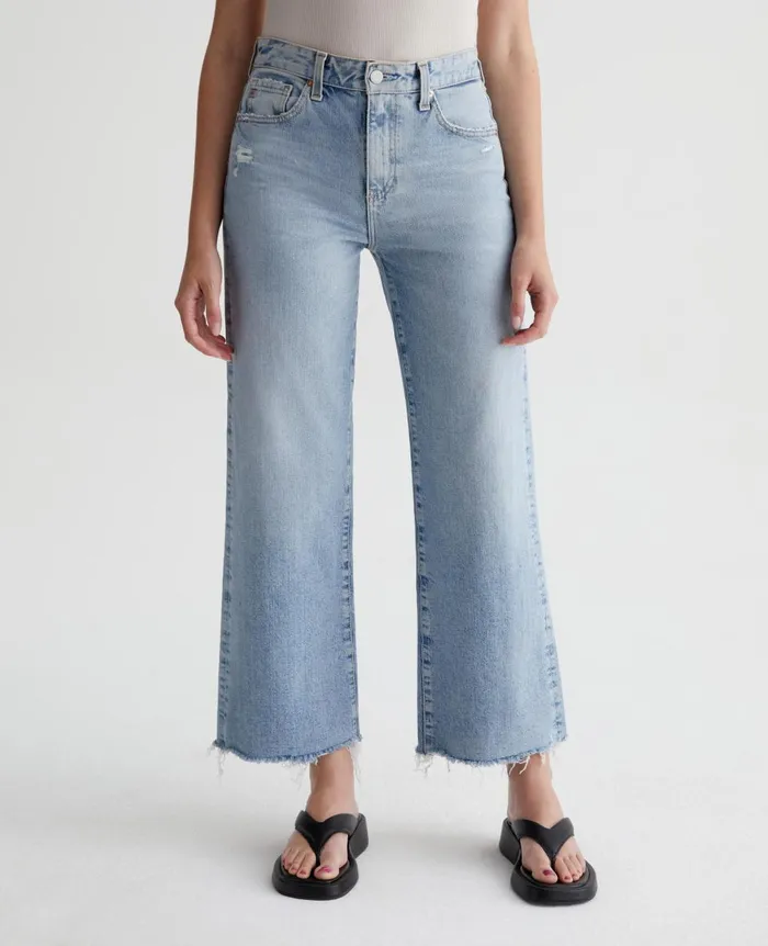 AG Jeans Saige Wide Leg Crop Windswept Women Denim AG Jeans Saige Wide Leg Crop Windswept Women Denim