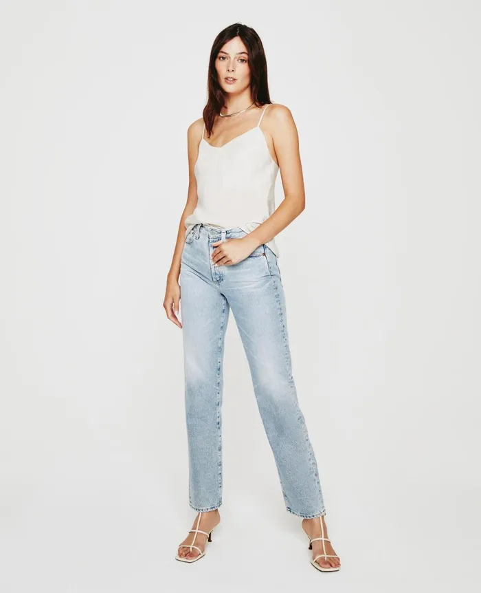 AG Jeans Scarlet Cami White Cream Women Tops and Shirts AG Jeans Scarlet Cami White Cream Women Tops and Shirts