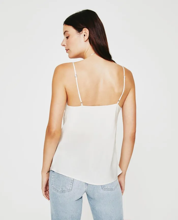 AG Jeans Scarlet Cami White Cream Women Tops and Shirts AG Jeans Scarlet Cami White Cream Women Tops and Shirts