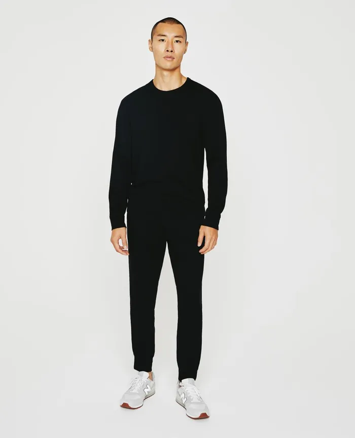 AG Jeans Wesley Pullover True Black Men Sweatshirts AG Jeans Wesley Pullover True Black Men Sweatshirts