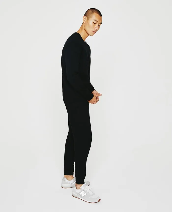 AG Jeans Wesley Pullover True Black Men Sweatshirts AG Jeans Wesley Pullover True Black Men Sweatshirts