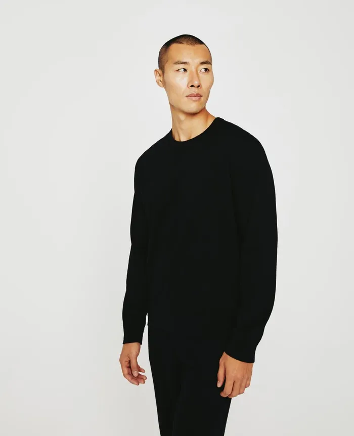AG Jeans Wesley Pullover True Black Men Sweatshirts AG Jeans Wesley Pullover True Black Men Sweatshirts