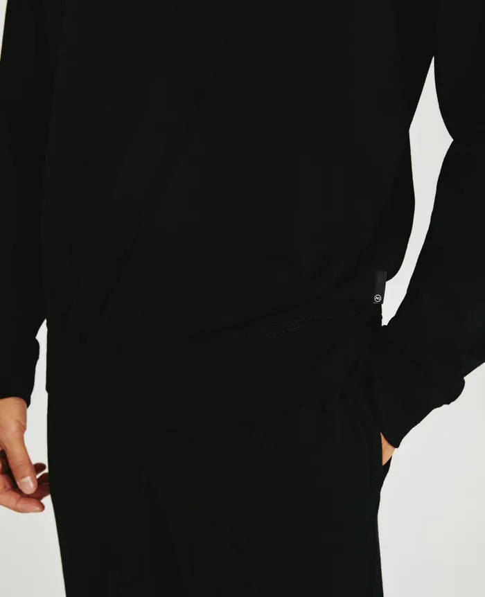 AG Jeans Wesley Pullover True Black Men Sweatshirts AG Jeans Wesley Pullover True Black Men Sweatshirts