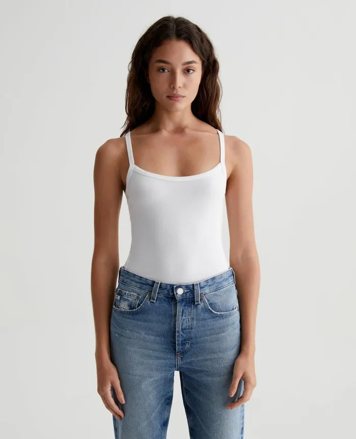 AG Jeans Wittney Tank Exwhite Women Tees and Tanks