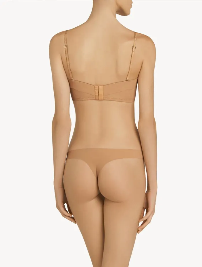 Amarettocoloured Underwired Padded Bandeau Ubra Lingerie La Perla Bandeau