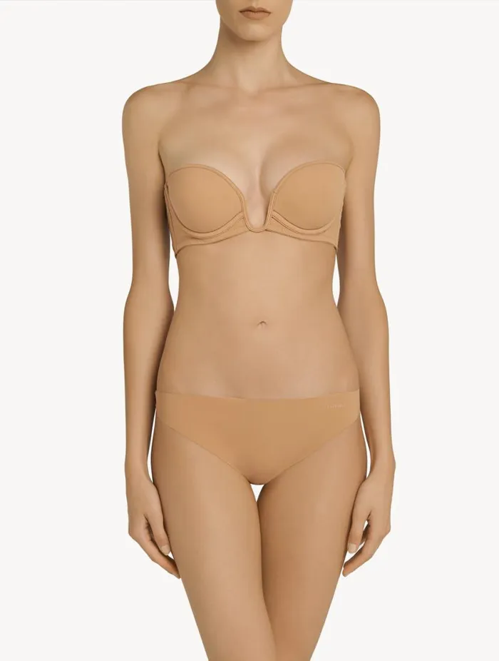 Amarettocoloured Underwired Padded Bandeau Ubra Lingerie La Perla Bandeau