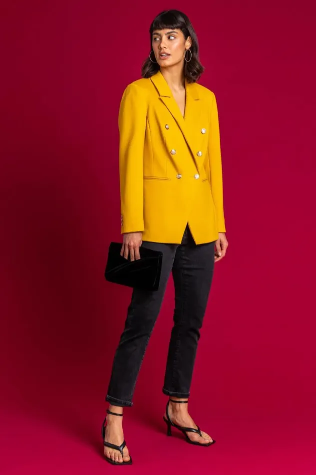 Amber Double Breasted Smart Blazer Women Roman Occasionwear