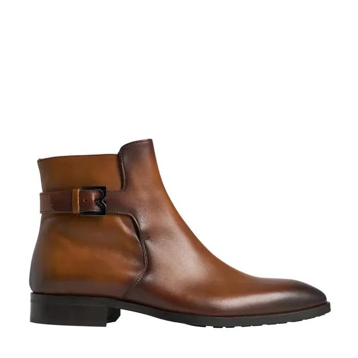Angiolini Leather Dress Boot 8211 Cognac Men Bruno Magli Dress Shoes