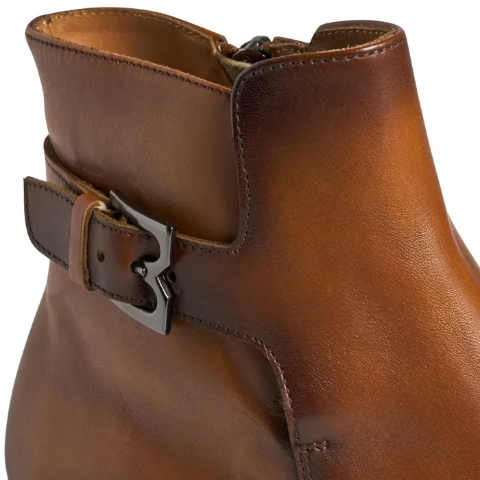 Angiolini Leather Dress Boot 8211 Cognac Men Bruno Magli Dress Shoes
