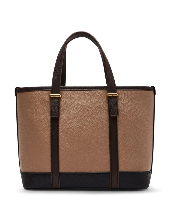 Anne Klein Colorblocked Mini Tote Truffle Women Handbags
