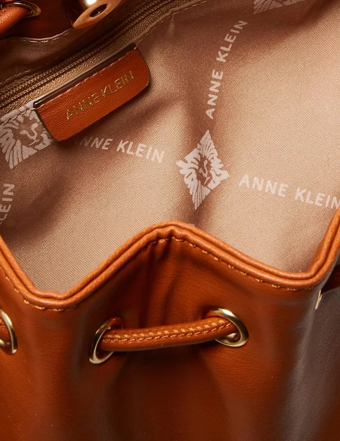 Anne Klein Hobo Bag With Braided Strap Saddle Women Handbags