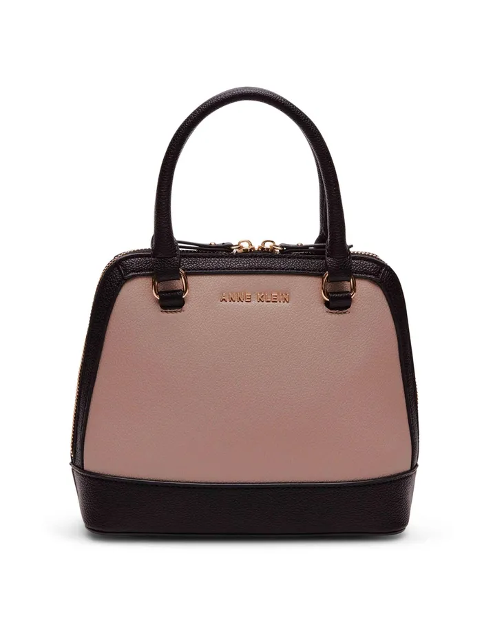 Anne Klein Mini Colorblocked Top Handle Stone Women Handbags